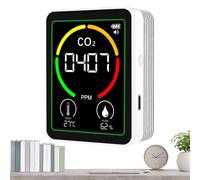 Moniteur de qualité de l'air - Testeur numérique d'humidité et de température 9 x 7 cm, écran éteint, économie d'énergie | Moniteur de précision de la qualité de l'air avec série de capteurs de