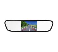 Moniteur de R¨¦troviseur de Voiture, ¨¦Cran LCD HD TFT 4,3 Pouces avec Entr¨¦e Vid¨¦o ¨¤ 2 Canaux