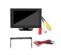 Moniteur de recul Xtevu Car, écran LCD TFT 4.3 Pouces avec entrée AV à 2 Voies, Affichage de la caméra de Sauvegarde, écran vidéo d'inversion, Moniteur d'aide au stationnement