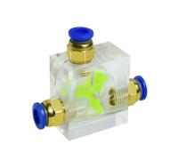 Moniteur de refroidissement par eau de débitmètre de machine de gravure | Indicateur d'observateur rotatif du moteur de broche, connecteur 8/10mm(3 Ways,8mm)
