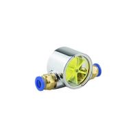 Moniteur de refroidissement par eau de débitmètre de machine de gravure | Indicateur d'observateur rotatif du moteur de broche, connecteur 8/10mm(Metal 2 Ways,8mm)