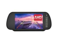 Moniteur de rétroviseur AHD Voiture 7 Pouces, for Le stationnement du véhicule, écran TFT LCD HD for caméra recul, Affichage Universel(701DA (AHD))