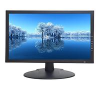 Moniteur de sécurité 101AV 18,5 HD LED avec entrée HDMI VGA et BNC - Haut-parleur intégré - Grand écran - Affichage audio vidéo - Moniteur d'ordinateur pour vidéosurveillance DVR à domicile ou bureau