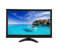 Moniteur de sécurité 14 Pouces, Petit Moniteur D'ordinateur HDMI 1920 X 1080 avec Ports HDMI VGA AV BNC USB Haut-Parleur intégré Grand Angle de Vision Moniteur de (Prise UE
