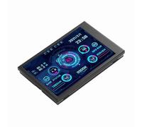 Moniteur de Température D'ordinateur IPS 3,5 Pouces, Petit écran pour Données de Disque Dur RAM CPU AIDA64 PC, Surveillance des Données en Temps Réel (Le Noir)