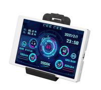 Moniteur de Température D'ordinateur, Mini écran IPS de 3,5 Pouces, Surveillance des Données en Temps Réel, Petit Sous-écran D'ordinateur, Interface USB et de Type C (Blanc)