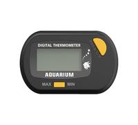 Moniteur de température du réservoir de poisson - Capteur numérique LCD - Design compact - Multifonction - Outil de mesure précis pour tortues de lézard, aquarium, habitat de reptiles - Usage