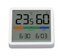 Moniteur de Température et d'humidité 3 en 1, Hygromètre Numérique, Thermomètre D'intérieur, Jauge d'humidité pour Maison, Bureau, Serre