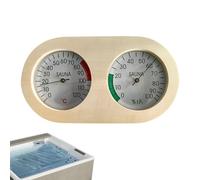 Moniteur de Température et d'Humidité - Compteur de Température Humidité pour Sauna,Compteur à Bois Portable Précis pour Cuisine Chambre Véranda Appartement Cave Maison Jardin Salle de Bain