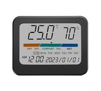 Moniteur de température et d'humidité d'intérieur, thermomètre hygromètre d'intérieur numérique avec longue durée de vie de la batterie et ℉/℃, mur, magnétique et bureau