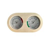 Moniteur de Température et d'Humidité, Lecteur D'Humidité Pour Sauna Intérieur, Compteur à Bois Portable Précis pour Cuisine Chambre Véranda Appartement Cave Maison Jardin Salle de Bain