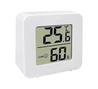 Moniteur De Température Et D'humidité Numérique - LCD Intérieur Affichage Du Thermomètre Hygromètre | Capteur De Climat De Pièce Compact Pour La Maison | Bureau, Pépinière, Serre, Garage, Habitat Du R