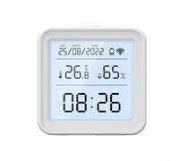 Moniteur de température et d'humidité sans fil avec alertes intelligentes pour Zigbee, stockage et exportation de données, écran LCD rétroéclairé, thermomètre hygromètre d'intérieur