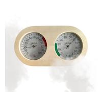 Moniteur de Température et d'Humidité - Thermomètre Hygromètre Intérieur pour Sauna - Jauge Précise Et Facile À Lire Pour Garage, Chambre À Coucher, Sous-Sol, Cuisine, Salle De Bain, Jardin,