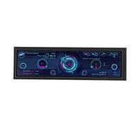 Moniteur de Température PC 8,8 Pouces, 1920x480 60Hz Mini écran de Moniteur de Température D'ordinateur PC, Affichage du Panneau de Capteur AIDA64, Données CPU GPU SSD,