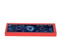 Moniteur de Température PC de 8,8 Pouces Moniteur de Température de Matériel CPU Professionnel Angles de 178 Degrés Résolution 1920x480 Personnalisable pour PC (Rouge)