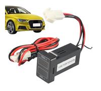 Moniteur de Température pour Voiture - Indicateur de Tension et Température,Robuste et Fiable | pour Voitures Camions SUV Camping-cars Poids Lourds Véhicules de Chantier Motos Tout-terrain Quads Moteu