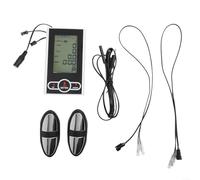 Moniteur de vélo d'appartement, compteur de vitesse, affichage numérique avec capteur de fréquence cardiaque, écran LCD, temps, vitesse, distance, calories, pour vélo stationnaire, appareil elliptique