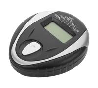 Moniteur de Vélo D'appartement LCD Noir pour Suivi Cardio et Distance | Installation Rapide, Plastique Sobre, Usage Maison, pour Vélo D’intérieur et Cyclistes Débutants