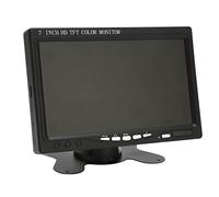 Moniteur de Voiture 7 Pouces, Moniteur de Voiture écran TV Vga Av Hd Interface Multimédia Résolution 1024X6007 Mini Moniteur PC avec Support Rotatif pour Systèmes de Caméra de Recul, Moniteur(#1)