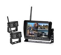 Moniteur de voiture de 7 pouces Ahd Sans fil DVR Afficher le véhicule Auto Screen View Vue arrière Connecteurs de camion Reverse Backup Recorder Appareil photo WiFi(Monitor and 2Camera)