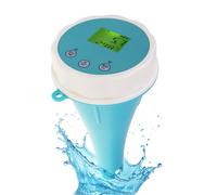 Moniteur d'eau flottant Bluetooth 6 en 1 avec enregistrement de données Mesure le chlore, le pH, la conductivité, l'ORP, la salinité et la température Alertes intelligentes via application et mémoire