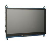 Moniteur d'écran tactile, écran tactile capacitif PCB LCD 7 pouces 1024x600 5 tactile HD Multimedia Interface 1.4b pour PC (module d'écran et câble)