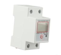 Moniteur d'énergie simple DDS6619 LCD numérique monophasé Wattmètre à 230 V pour montage sur rail DIN avec fonctions multifonctionnelles et rétroéclairage