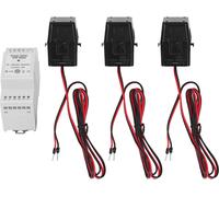 Moniteur d'énergie WiFi 3 phases 4 fils Smart APP Control Electricity Usage Meter with Relay and 3x120A Clamp CT 90?250VAC