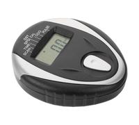 Moniteur d'exercice LCD Noir pour Vélo D'appartement, Cardio, Vitesse | Suivi de Fréquence Cardiaque, Cadence et Distance, Affichage des Calories, Usage Fitness Maison, Plastique Noir