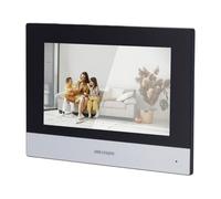 Hikvision Moniteur pour interphone vidéo 7" TFT – Audio bidirectionnel – Wi‑Fi/SIP – microSD 128 Go