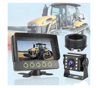 Moniteur DVR Voiture Étanche 2 Canaux 7 Pouces Caméra Sauvegarde AHD pour Camion Remorque RVs Van Véhicule D'ingénierie Agricole IP69 Caméra Arrière(Only Monitor)