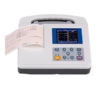 Moniteur ECG Portable, ECG 12 canaux avec démonstration et Enregistrement de Forme d'onde, Inspection et Analyse automatiques pour l'analyse médicale