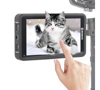 Moniteur Écran pour Caméra, Moman M5 5,5" DSLR Monitor Écran avec Écran Tactile Full HD 500 nits & 3D LUTs/HDR/4K HDMI Entrée&Sortie pour Caméra/DSLR/Photographie, Moniteur-Écran-4K-Caméra-Caméscopes
