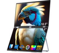 Moniteur empilable double écran pliable 18,5 pouces - EVICIV Delta Max - Full HD 1080 - Large compatibilité