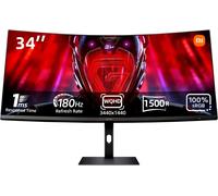 Xiaomi G34WQi écran plat de PC 86,4 cm (34") 3440 x 1440 pixels Wide Quad HD LED Noir