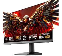 Moniteur gaming KOORUI G2421V 24 pouces QHD 2560x1440 180Hz 1ms Rapid IPS Adaptive-Sync HDR400 VESA 75x75 inclinable