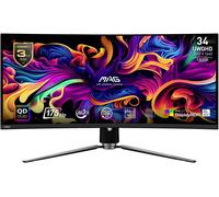 Moniteur gaming MSI MAG 341CQPDE QD-OLED CEE G (A - G) 86.9 cm 34.2 pouces 3440 x 1440 pixels 16:9 0.03 ms HDMI™, DisplayPort, prise casque, USB-A, USB-B,