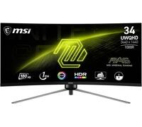 Moniteur gaming MSI MAG 345CQRDE CEE F (A - G) 86.4 cm 34 pouces 3440 x 1440 pixels 16:9 1 ms HDMI™, DisplayPort, prise casque VA LCD