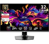 Moniteur gaming MSI MPG 321URXDE QD-OLED CEE G (A - G) 80 cm 31.5 pouces 3840 x 2160 pixels 16:9 0.03 ms HDMI™, DisplayPort, USB-A, USB-C®, prise casque OLED