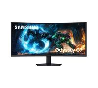 Samsung Écran Gaming Odyssey G75F 40'', 180Hz, Dalle VA incurvée 1000R, WUHD (5,120 x 2,160), 1ms, 3000:1, Inclinable, Orientable, HDMI (2.1), Display Port (1.4), Prise Casque, LS40FG750EUXEN