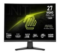MSI Écran gaming incurvé MAG 275CQF E18 27" WQHD 180 Hz 0,5 ms Rapid VA FreeSync Noir