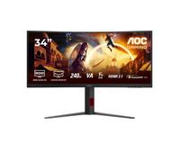 AOC CU34G4Z - 34 WQHD incurvé 1500R 21:9 0.5ms 240Hz VA -2x HDMI et DP