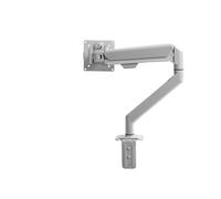 Moniteur incurvé de 27 Pouces, Support de Pression d'air à Levage accru, Support télescopique for écran en Queue de Cheveux(Gray)