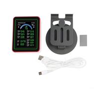 Moniteur intelligent AQI portable avec stockage et analyse des données pour une meilleure gestion de l'air dans les espaces intérieurs (blanc)