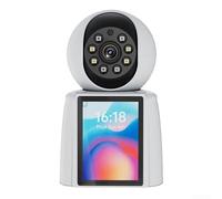 Moniteur intelligent pour bébé et animal domestique 2 MP Caméra d'appel vidéo bidirectionnelle avec contrôle par application mobile et vision nocturne (32 Go)