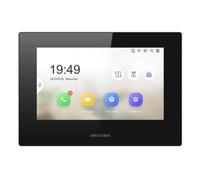 Hikvision Moniteur pour interphone vidéo - Ecran TFT de 7" - Audio Bidirectionnel - TCP/IP, SIP - Pas de Connexion avec l'application Mobile - Montage en Super