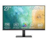 Moniteur IPS Full HD 27 pouces - KOORUI - 100 Hz - HDMI - VESA 100 x 100 mm - 16:9 - 250 cd/m² - Contraste 1000:1