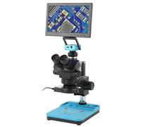 Moniteur LCD 10.1 Pouces 11.6, Caméra Vidéo HDMI 1080P 48mp 2K 4K 50X 100X, Ensemble De Microscope Trinoculaire Stéréo Laboratoire Industriel Clair Et PréCis