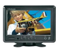 Moniteur LCD 7"" - RENKFORCE - T-701B - Résolution 480x234 - Haut-parleur intégré - 2 entrées RCA
